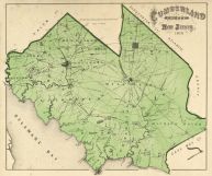 Cumberland County Map, Cumberland County 1876